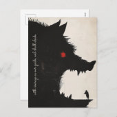 Evil Wild Roar Feestdagenkaart (Voorkant / Achterkant)