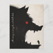 Evil Wild Roar Feestdagenkaart (Voorkant)