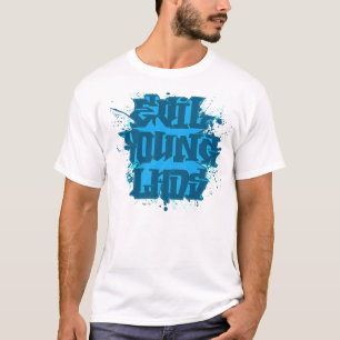 Evil Young Lads Betie "Blue Splat" Graffiti T-shirt