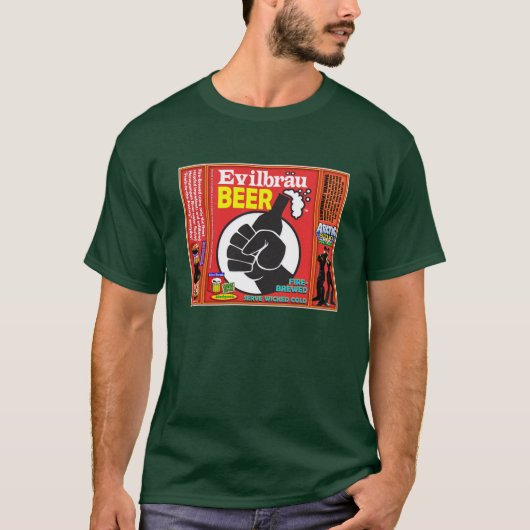 Evilbrau Beer Fist Detail T-shirt (Voorkant)