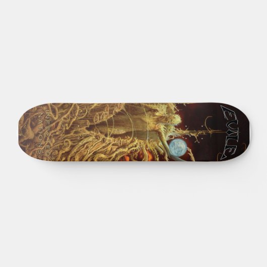 Evile - Infected Nations schaats dek Skateboard (Horizontaal)