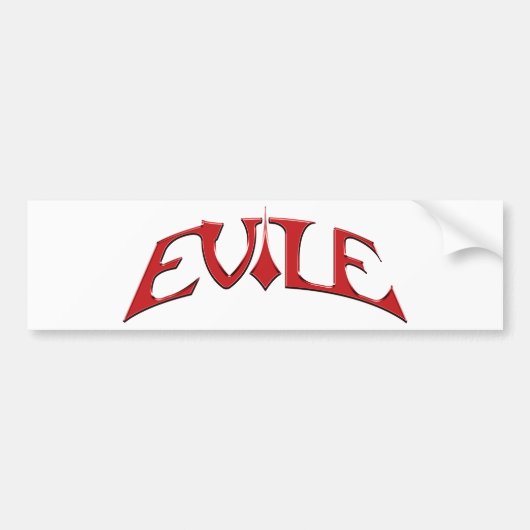 Evile logo-bumper sticker (Voorkant)
