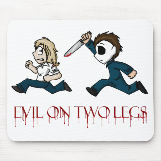 evilontwolegs.com logo mousepad muismat