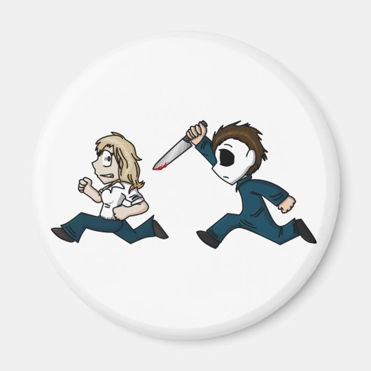 Evilontwolegs karikaturen magneet (Voorkant)