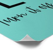 Evil's Red Schakel het uit Zet het om Poster (Hoek)