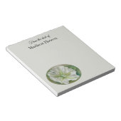 Eving Moonflower Pastel Kunst op maat Notitieblok (Schuin)