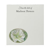 Eving Moonflower Pastel Kunst op maat Notitieblok (Voorkant)