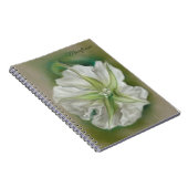 Eving Moonflower Pastel Kunst op maat Notitieboek (Rechterzijde)