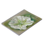 Eving Moonflower Pastel Kunst op maat Notitieboek (Linkerzijde)