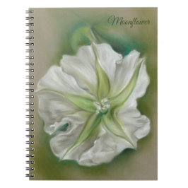 Eving Moonflower Pastel Kunst op maat Notitieboek