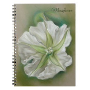 Eving Moonflower Pastel Kunst op maat Notitieboek
