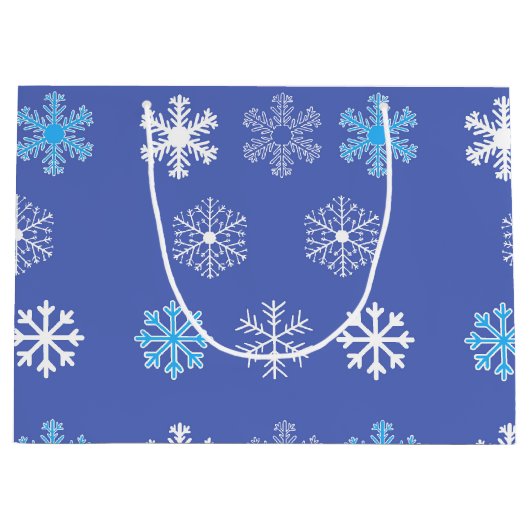 Eving Snowflake Large Gift Bag Groot Cadeauzakje (Voorkant)