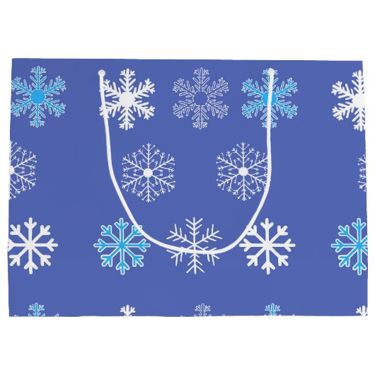 Eving Snowflake Large Gift Bag Groot Cadeauzakje (Achterkant)