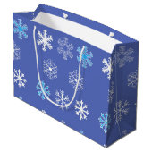 Eving Snowflake Large Gift Bag Groot Cadeauzakje (Achterkant Gekanteld)