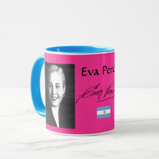 EVITA* PERON Coffee Mok (Voorkant links)