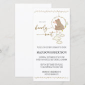 Evite We kunnen bijna wachten op Baby shower Digi  Save The Date (Voorkant / Achterkant)