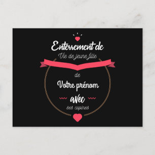 EVJF de "votre prénom" avec ses copines Briefkaart