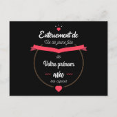 EVJF de "votre prénom" avec ses copines Briefkaart (Voorkant)