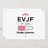 EVJF en cours veuillez patienter Kaart (Voorkant / Achterkant)