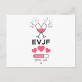 EVJF in volle waai Feestdagenkaart (Voorkant)