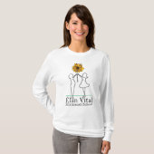 EVM Logo met lange mouwen T-shirt (Voorkant volledig)
