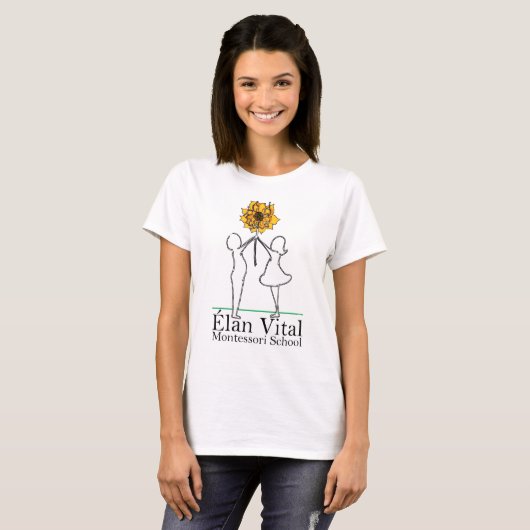 EVM T-shirt voor dames (Voorkant volledig)