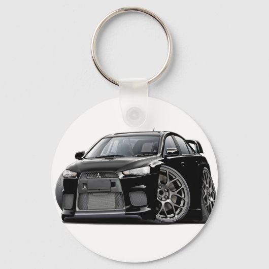 Evo Black Car Sleutelhanger (Voorkant)