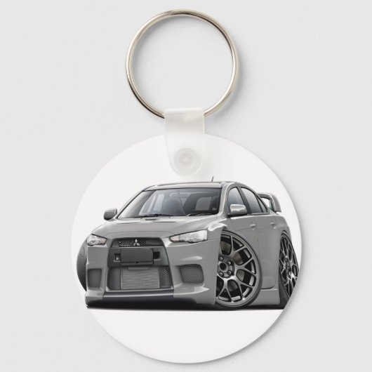 Evo Silver Car Sleutelhanger (Voorkant)