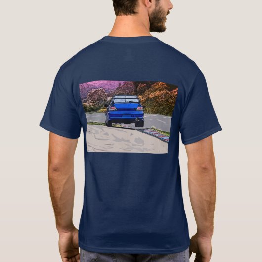 Evo VIII Powerslide T-shirt (Achterkant)