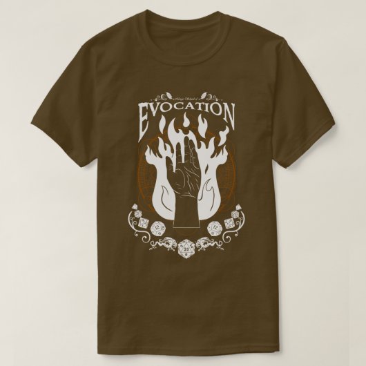 Evocatie RPG Magic School Wit T-shirt (Design voorkant)