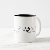 eVOcation Mic and Pen Mok White (Voorkant rechts)