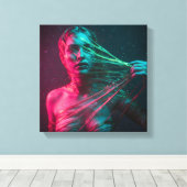 EVOETRY Stretched Canvas Afdruk (Insitu (Houten vloer))