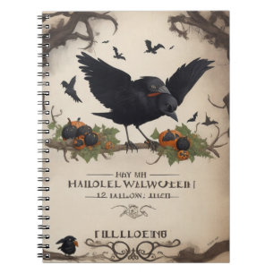 Evoke Halloween Magic met onze moderne Vintage Notitieboek