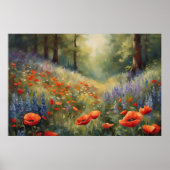 Evoke the Magic of Spring Dreamy Landscape Poster (Voorkant)