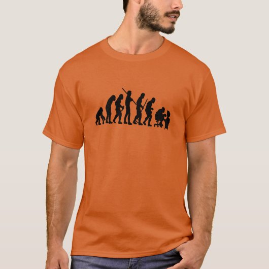 Evolução do homem t-shirt (Voorkant)