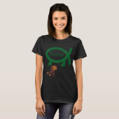 Evolueren met aap en darwinvis t-shirt (Voorkant volledig)