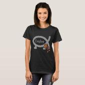 Evoluerend aap- en visontwerp t-shirt (Voorkant volledig)