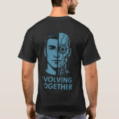 Evoluerend Samen Futuristisch T-Shirt (Achterkant)