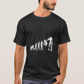 Evoluerende Toekomst - Mens en Robots Dystopian Te T-shirt (Voorkant)