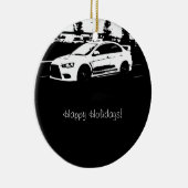 Evolutie 10 Rolling shot Keramisch Ornament (Rechts)