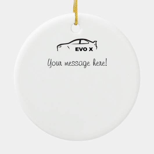 Evolutie 10 Rolling shot Keramisch Ornament (Achterkant)