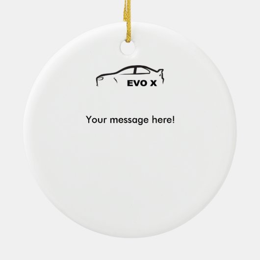 Evolutie 10 Rolling shot Keramisch Ornament (Achterkant)