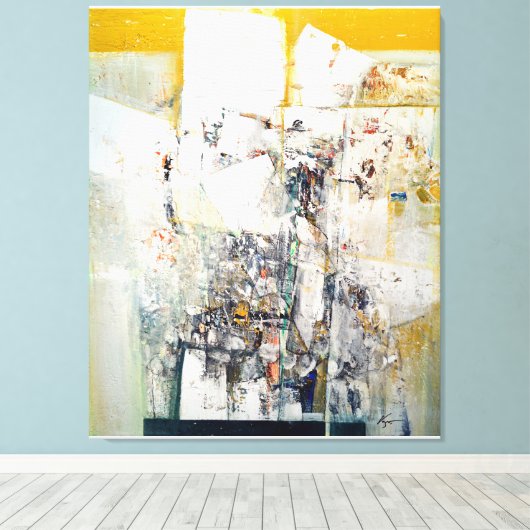 Evolutie 2 canvas afdruk (Insitu (Houten vloer))