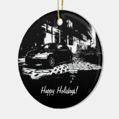 Evolutie 9 kerstversieringen keramisch ornament (Links)