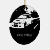 Evolutie 9 Rolling shot Keramisch Ornament (Rechts)