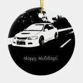 Evolutie 9 Rolling shot Keramisch Ornament (Voorkant)