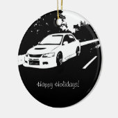 Evolutie 9 Rolling shot Keramisch Ornament (Links)