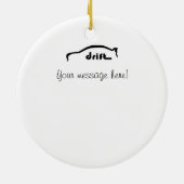 Evolutie 9 Rolling shot Keramisch Ornament (Achterkant)