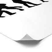 Evolutie Accordion-speler Poster (Hoek)