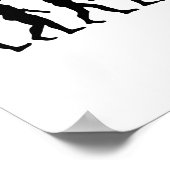 Evolutie achteruit poster (Hoek)